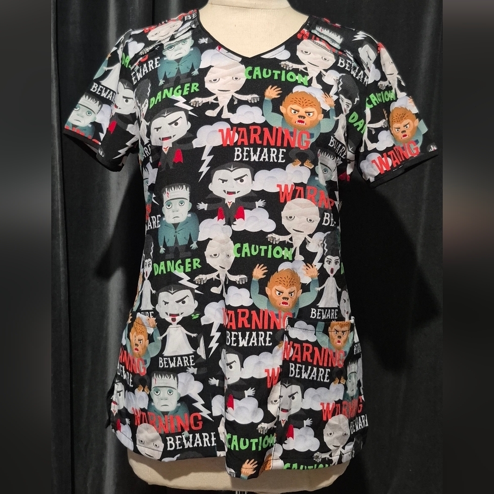 Monsters scrub - Black (Box C)